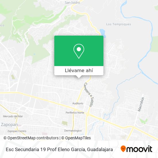 Mapa de Esc Secundaria 19 Prof Eleno García