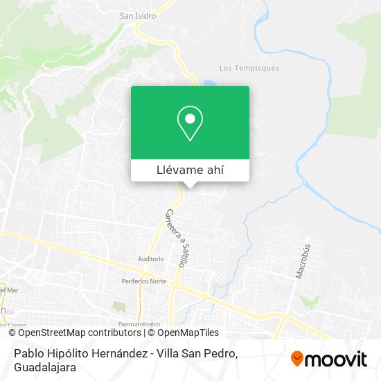 Mapa de Pablo Hipólito Hernández - Villa San Pedro