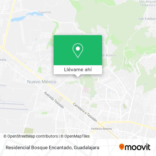 Mapa de Residencial Bosque Encantado