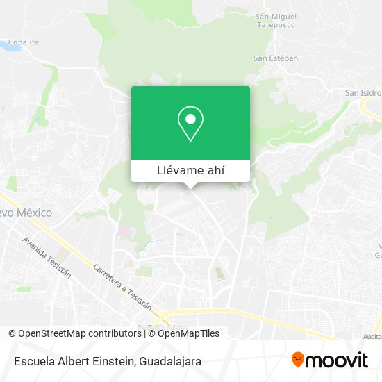 Mapa de Escuela Albert Einstein