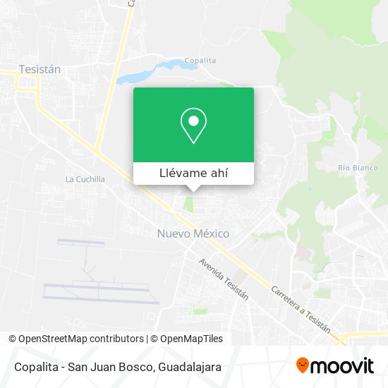 Mapa de Copalita - San Juan Bosco