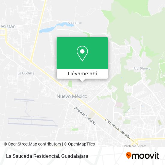 Mapa de La Sauceda Residencial