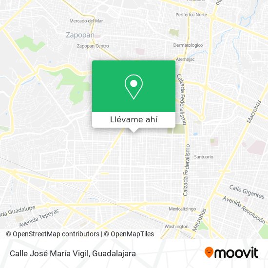 Mapa de Calle José María Vigil