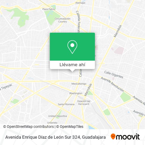 Mapa de Avenida Enrique Díaz de León Sur 324