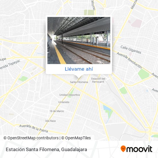 Mapa de Estación Santa Filomena