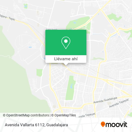 Mapa de Avenida Vallarta 6112