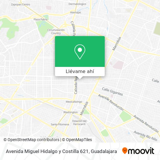 Mapa de Avenida Miguel Hidalgo y Costilla 621