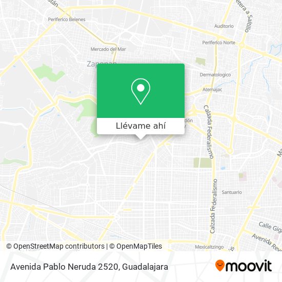 Mapa de Avenida Pablo Neruda 2520