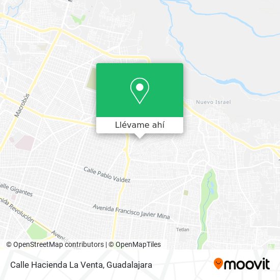 Mapa de Calle Hacienda La Venta