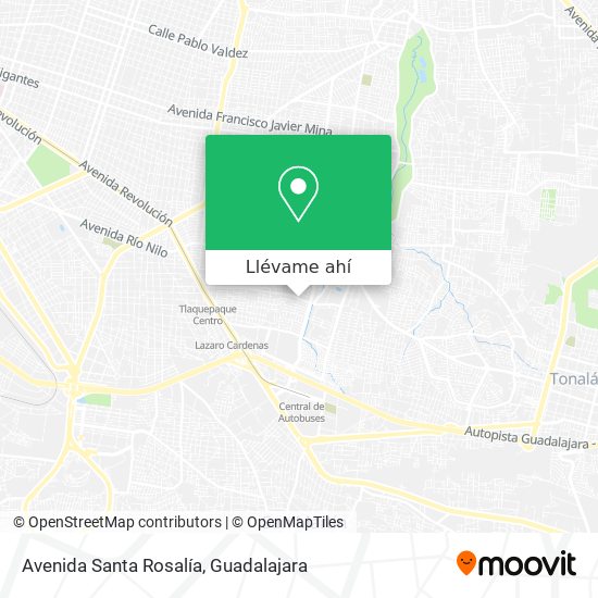 Mapa de Avenida Santa Rosalía
