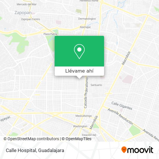 Mapa de Calle Hospital