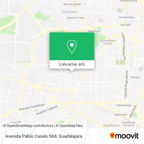 Mapa de Avenida Pablo Casals 568