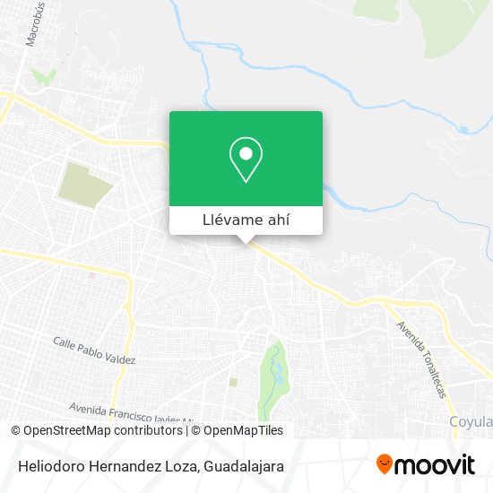 Mapa de Heliodoro Hernandez Loza