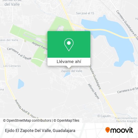 Mapa de Ejido El Zapote Del Valle