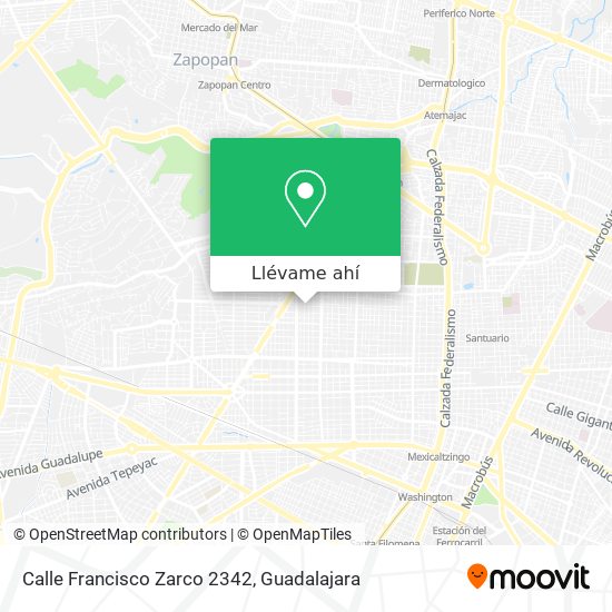 Mapa de Calle Francisco Zarco 2342