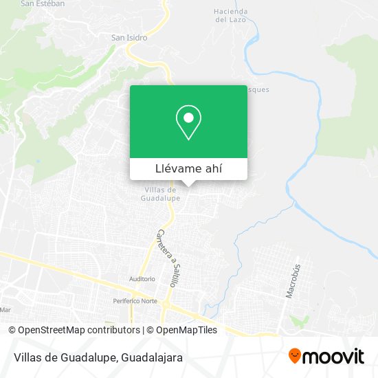 Mapa de Villas de Guadalupe