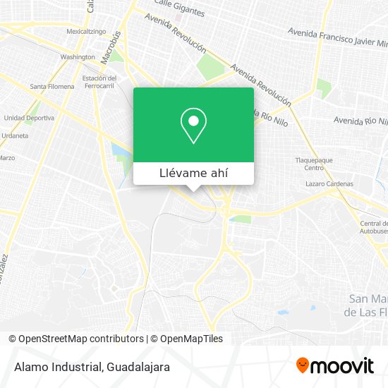 Mapa de Alamo Industrial