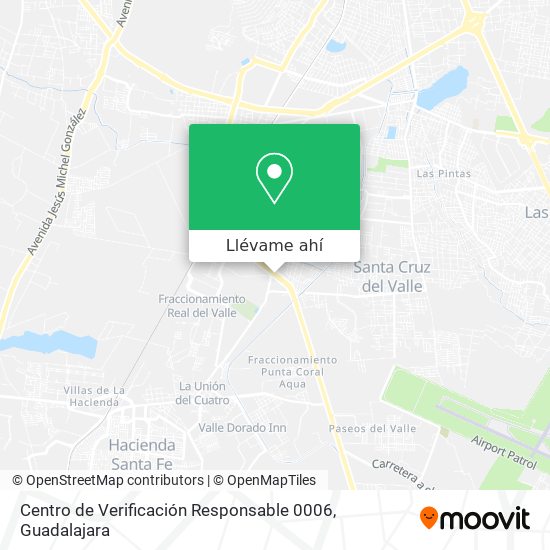 Mapa de Centro de Verificación Responsable 0006