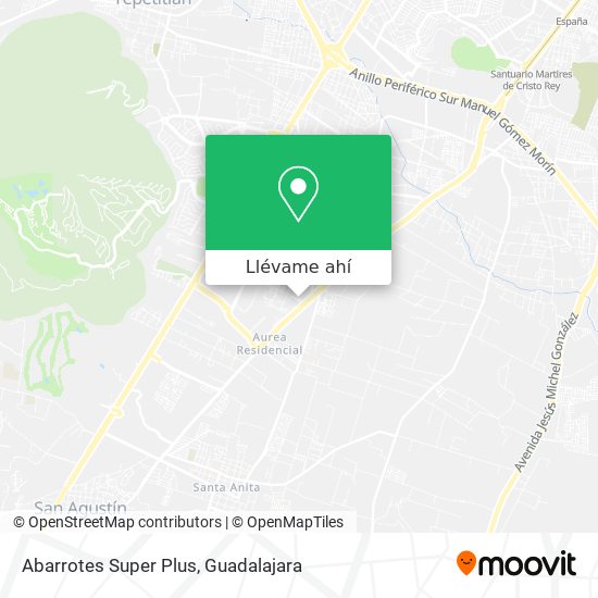 Mapa de Abarrotes Super Plus