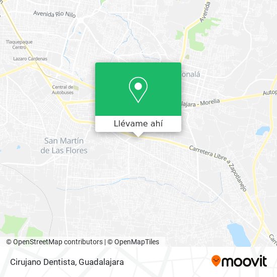 Mapa de Cirujano Dentista