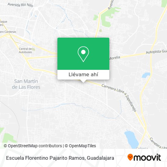 Mapa de Escuela Florentino Pajarito Ramos