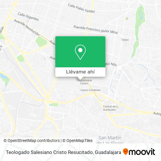 Mapa de Teologado Salesiano Cristo Resucitado