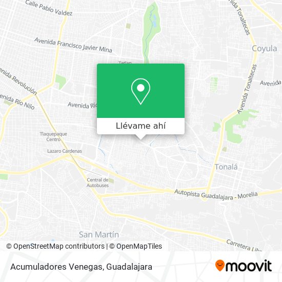 Mapa de Acumuladores Venegas