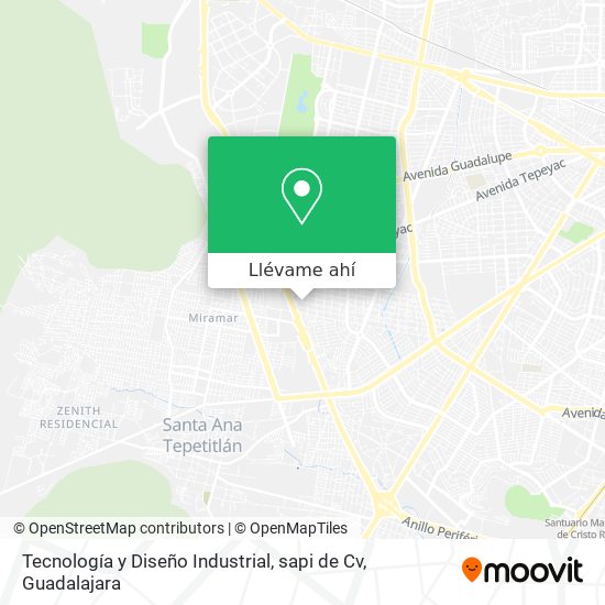 Mapa de Tecnología y Diseño Industrial, sapi de Cv