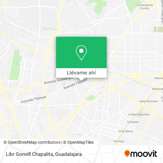 Mapa de Libr Gonvill Chapalita