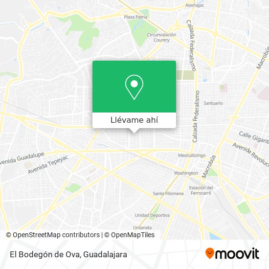 Mapa de El Bodegón de Ova