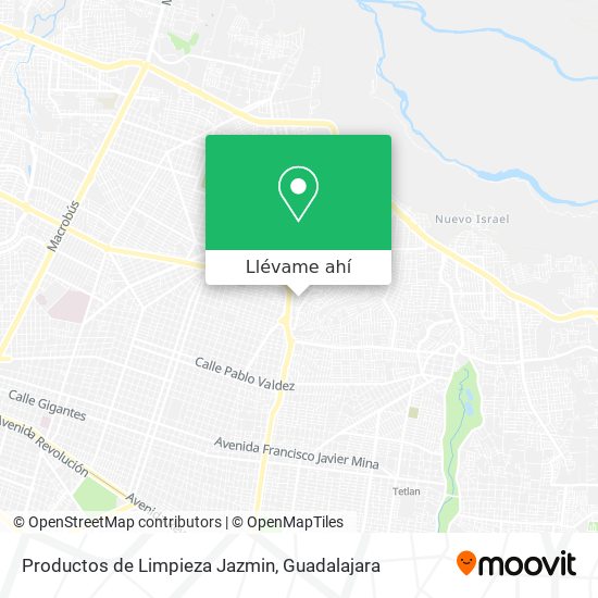 Mapa de Productos de Limpieza Jazmin