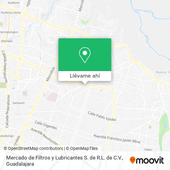 Mapa de Mercado de Filtros y Lubricantes S. de R.L. de C.V.