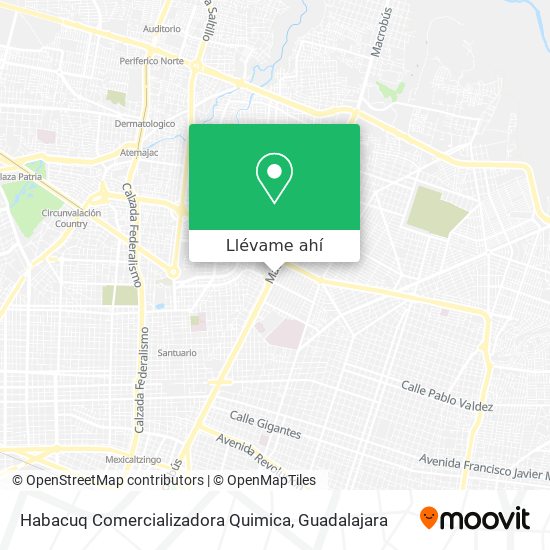 Mapa de Habacuq Comercializadora Quimica