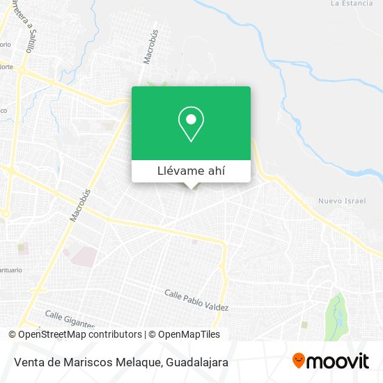 Mapa de Venta de Mariscos Melaque