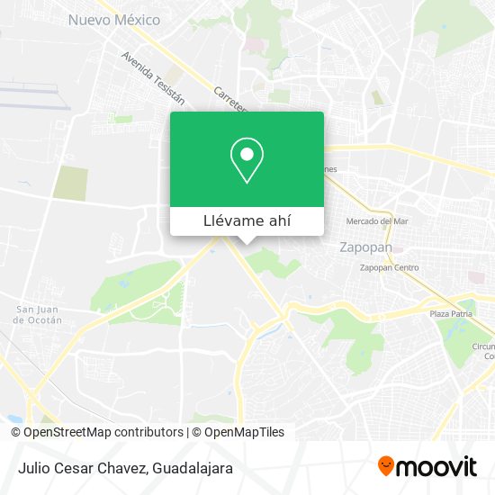 Mapa de Julio Cesar Chavez