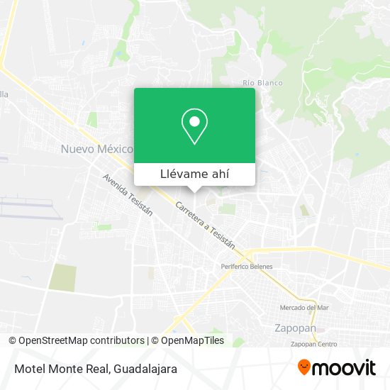Mapa de Motel Monte Real