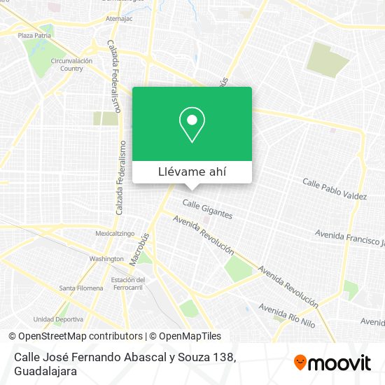 Mapa de Calle José Fernando Abascal y Souza 138