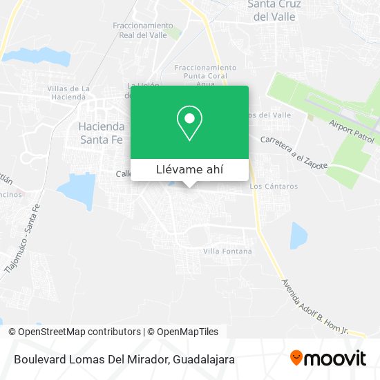 Mapa de Boulevard Lomas Del Mirador