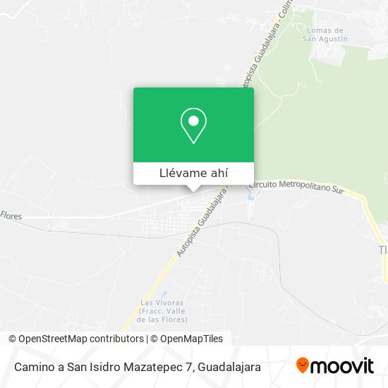 Mapa de Camino a San Isidro Mazatepec 7