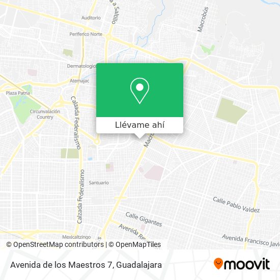 Mapa de Avenida de los Maestros 7