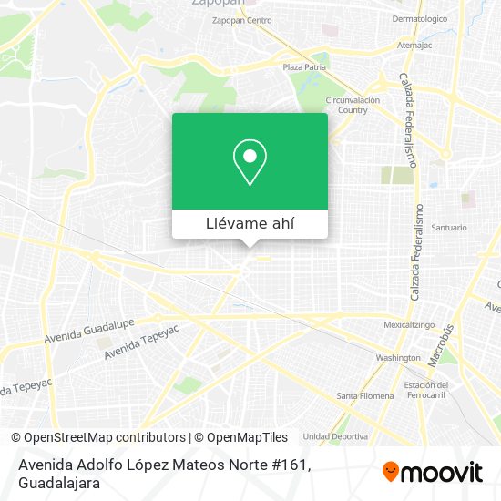 Mapa de Avenida Adolfo López Mateos Norte #161