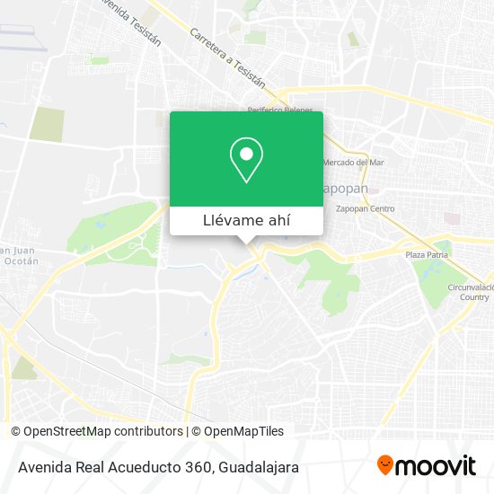 Mapa de Avenida Real Acueducto 360