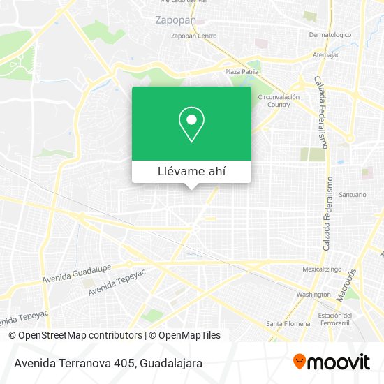 Mapa de Avenida Terranova 405