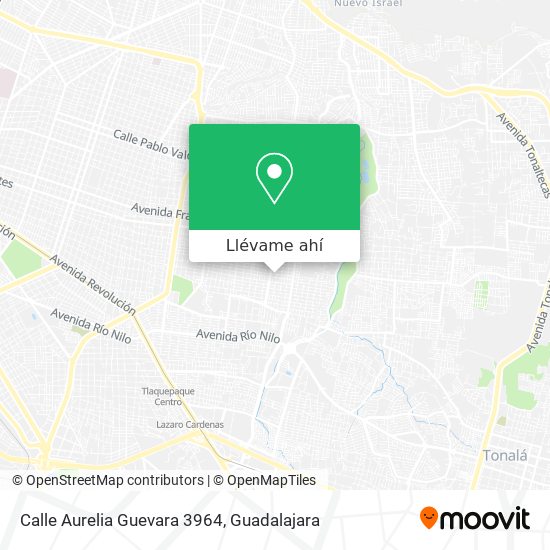 Mapa de Calle Aurelia Guevara 3964