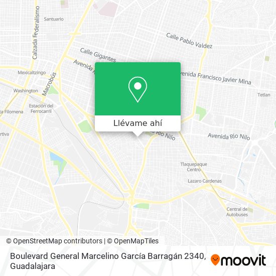 Mapa de Boulevard General Marcelino García Barragán 2340