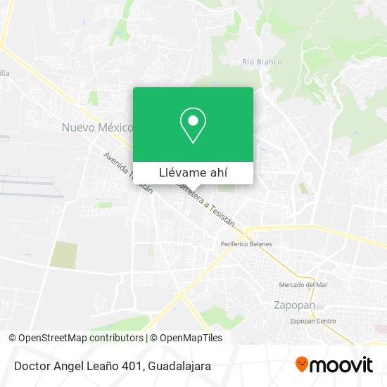 Mapa de Doctor Angel Leaño 401