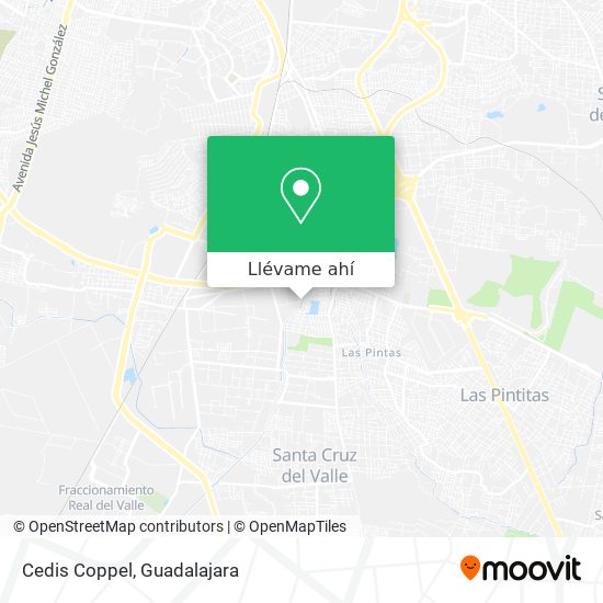 Mapa de Cedis Coppel