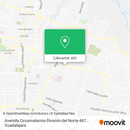 Cómo llegar a Avenida Circunvalación División del Norte 487 en Guadalajara  en Autobús o Tren?