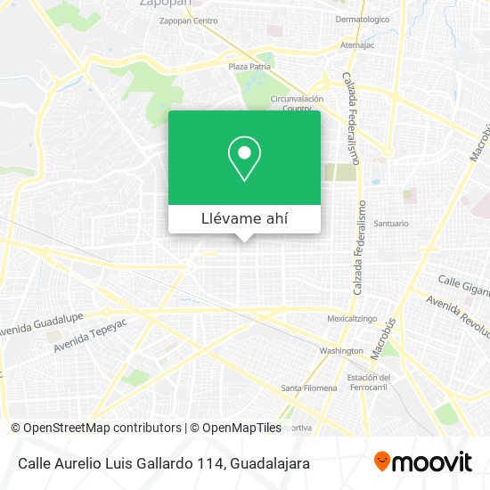 Mapa de Calle Aurelio Luis Gallardo 114