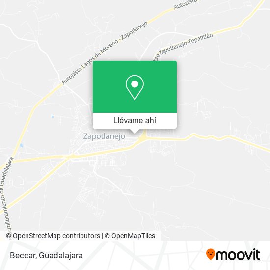 Mapa de Beccar